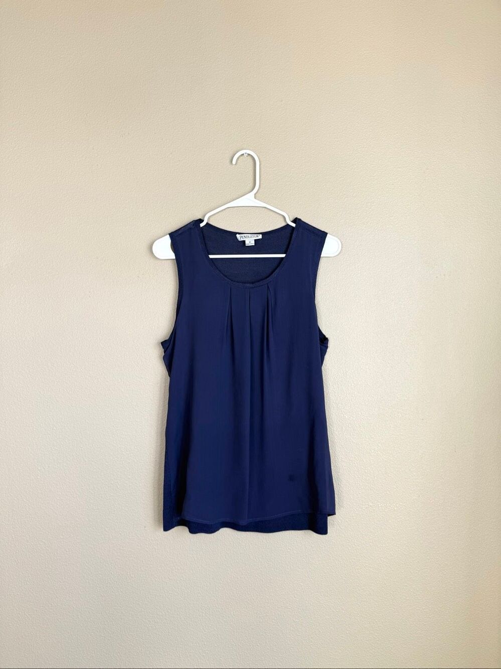 Pendleton 100% Silk Tank Top Blouse